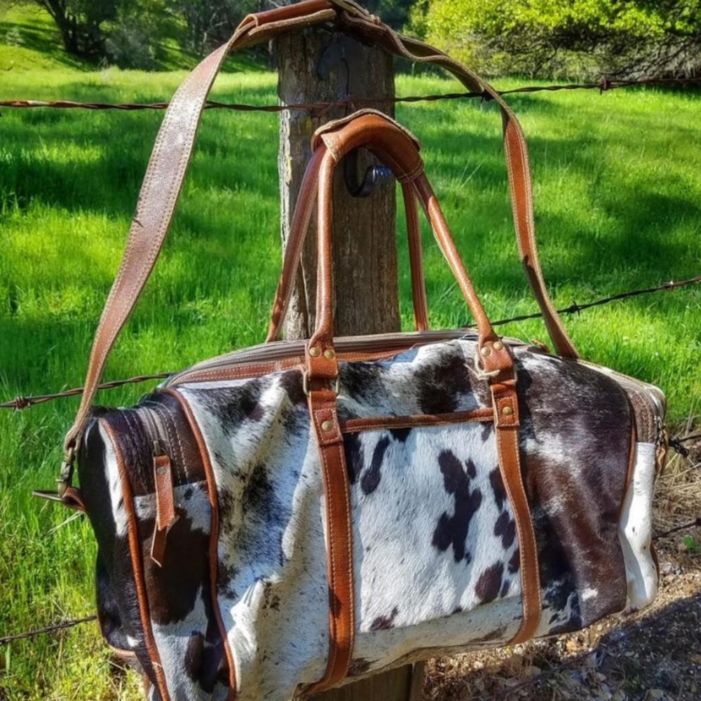 Myra Cowhide duffle bag